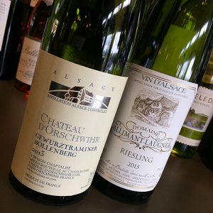 Alsatian Riesling and Gewurtztraminer